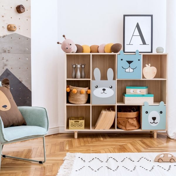 20 Adorably Creative Playroom Storage Ideas