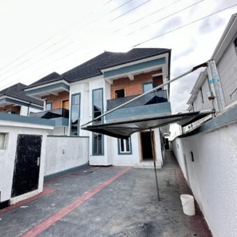 Luxuriously Built 4 Bedroom Fully Detached Duplex with BQ in a well secured estate.