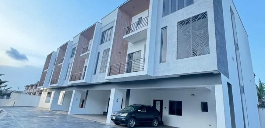 GORGEOUSLY BUILT 4 BEDROOM TERRACE DUPLEX WITH BQ – FOR SALE