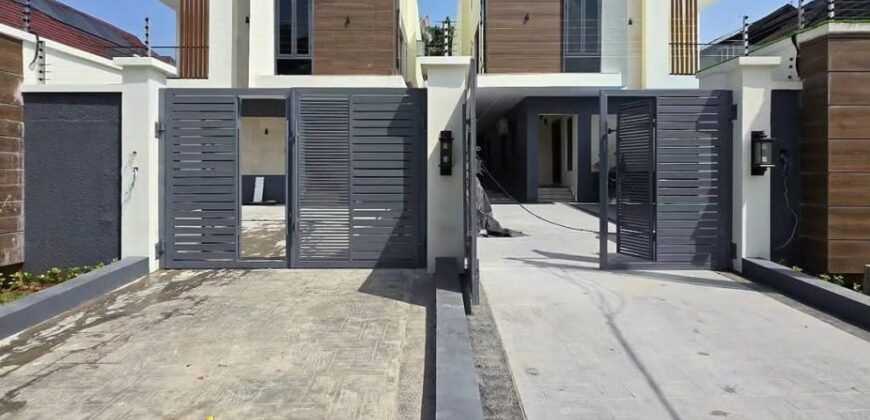 A stunning 5-bedroom detached duplex with a private swimming pool and BQ