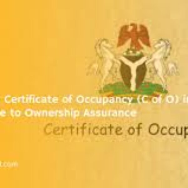 The Complete Guide to Certificate of Occupancy in Nigeria